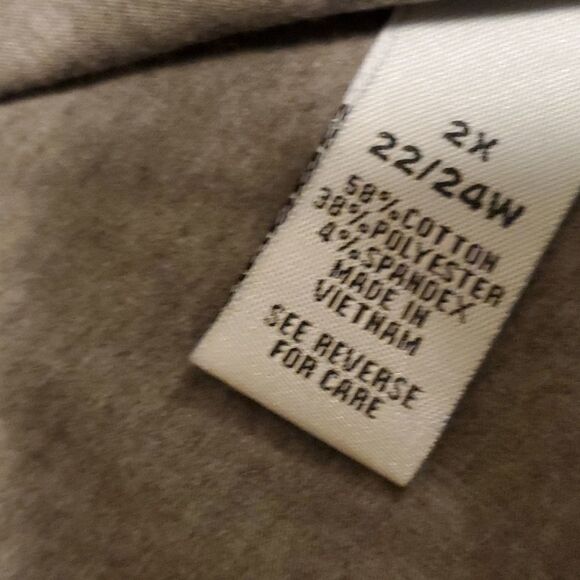 Catherines suprema collection  womens 2X gray Sleeveless tank top - Picture 5 of 7